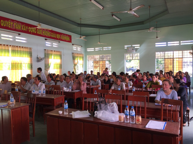 Tập huấn kiến thức về an toàn thực phẩm cho các hội viên Hội nông dân