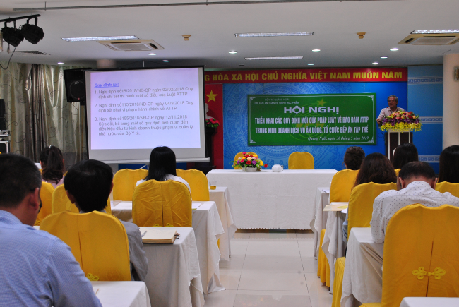 Hội Nghị Triển Khai Các Quy Định Mới Của Pháp Luật Về An Toàn Thực Phẩm Năm 2019