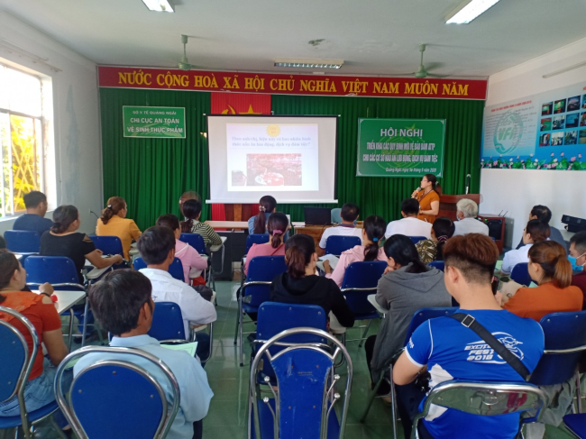 Tăng cường công tác đảm bảo an toàn thực phẩm đối với cơ sở nấu ăn lưu động, dịch vụ đám tiệc trên địa bàn tỉnh Quảng Ngãi