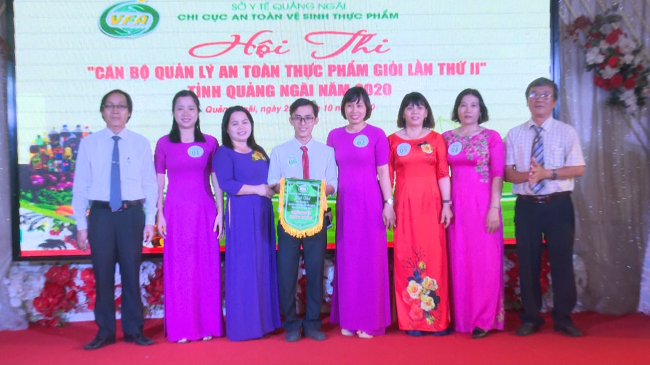 Quảng Ngãi: Tổ chức Hội thi “Cán bộ quản lý an toàn thực phẩm giỏi lần thứ II” tỉnh Quảng Ngãi năm 2020