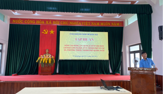 Tập huấn nâng cao năng lực quản lý nhà nước về an toàn thực phẩm