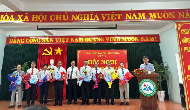 Công bố Quyết định bổ nhiệm Chi cục trưởng Chi cục An toàn thực phẩm tỉnh Quảng Ngãi